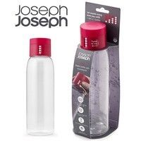 Фото Пляшка для води з індикатором Joseph Joseph 600 мл рожева 81051