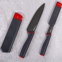 Набір ножів в чохлах Joseph Joseph Slice/Sharpen зі вбудованою ножеточкой 2 шт. 10146